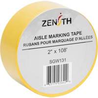 Ruban pour marquage d'all&eacute;es, 2" x 108', PVC, Jaune Meunier Outillage Industriel