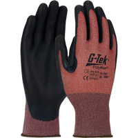 Gants r&eacute;sistants aux coupures G-Tek PolyKor X7 Neuroma, Taille Petit, Calibre 18, Rev&ecirc;tement Polyur&eacute;thane, Enveloppe en Poly&eacute;thyl&egrave;ne, ASTM ANSI niveau A3/EN 388 niveau C Meunier Outillage Industriel