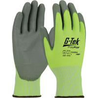 Gants r&eacute;sistants aux coupures G-Tek PolyKor, Taille Petit, Calibre 13, Rev&ecirc;tement Polyur&eacute;thane, Enveloppe en Poly&eacute;thyl&egrave;ne, ASTM ANSI niveau A5/EN 388 niveau E Meunier Outillage Industriel