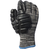 Anti-Impact Coated Hammer Gloves, 8/Medium, Synthetic Palm, Elastic Cuff Meunier Outillage Industriel