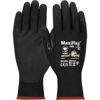 Gants compatibles avec les &eacute;crans tactiles ATG MaxiFlex Cut, Taille T-petit, Calibre 15, Rev&ecirc;tement Mousse de nitrile, Enveloppe en Polyester/Kevlar, ASTM ANSI niveau A4/EN 388 niveau 3/EN 388 niveau D Meunier Outillage Industriel