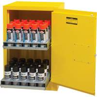 Flammable Aerosol Storage Cabinet, 12 gal., 1 Door, 23" W x 35" H x 18" D Meunier Outillage Industriel