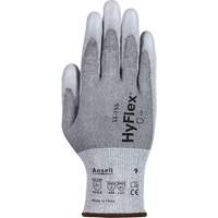 Gants r&eacute;sistants aux coupures 11-755  Hyflex, Taille 6, Calibre 18, Rev&ecirc;tement Polyur&eacute;thane, Enveloppe en Polyester/PEHP/Tungst&egrave;ne/Spandex, ASTM ANSI niveau A5/EN 388 niveau E Meunier Outillage Industriel