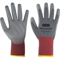 Gants de protection contre les coupures WorkEasy, Taille 6/T-petit, Calibre 13, Rev&ecirc;tement Polyur&eacute;thane, Enveloppe en Polyester, EN 388 niveau 1 Meunier Outillage Industriel