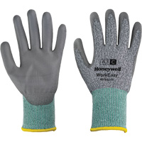 WorkEasy Cut Protective Gloves, Size 6/X-Small, 13 Gauge, Polyurethane Coated, HPPE/Glass Fibre Shell, ASTM ANSI Level A3/EN 388 Level C Meunier Outillage Industriel