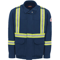 Blouson aviateur doubl&eacute; pour hommes avec garniture r&eacute;fl&eacute;chissante, Petit, Bleu marin, 29 cal/cm² Meunier Outillage Industriel