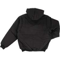 Blouson d'aviateur en toile lourde avec capuchon, Hommes, Petit, Noir Meunier Outillage Industriel