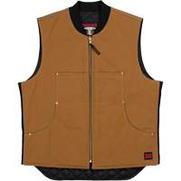 Gilet &agrave; moto WV04, Hommes, Petit, Brun Meunier Outillage Industriel