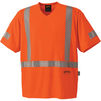 CoolPass<sup>®</sup> UV Protection Safety T-Shirt, X-Large, High Visibility Orange SGY066 | Meunier Outillage Industriel
