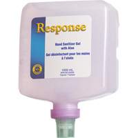 Response&reg; Hand Sanitizer Gel with Aloe, 1000 ml, Pump Bottle, 70% Alcohol Meunier Outillage Industriel
