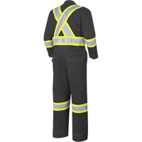7702BK Combinaison ignifuge et r&eacute;sistant &agrave; l'arc &eacute;lectrique 88/12 FR-Tech, Taille 36, Noir, 9,7 cal/cm² Meunier Outillage Industriel