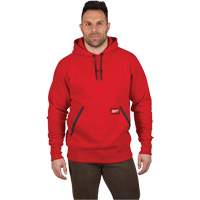 Chandail &agrave; capuchon lourd, Hommes, Petit, Rouge Meunier Outillage Industriel