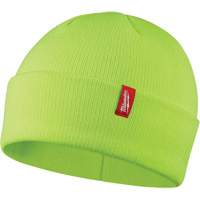Tuque &agrave; revers haute visibilit&eacute;, Taille unique, Vert Meunier Outillage Industriel