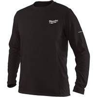 T-shirt &agrave; manches longues Workskin, Hommes, Petit, Noir Meunier Outillage Industriel