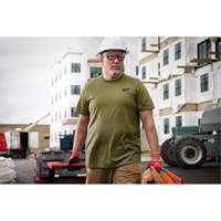 T-shirt de travail hybride, Hommes, Petit, Vert Meunier Outillage Industriel