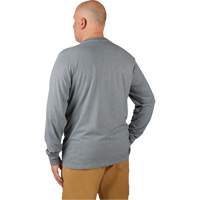 T-shirt de travail hybride, Hommes, Petit, Gris Meunier Outillage Industriel