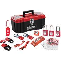 Basic Lockout Kit with Zenex Thermoplastic Locks, Electrical Kit, 20 Components Meunier Outillage Industriel