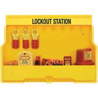 Premier Electrical Lockout Station, None Padlocks, 16 Padlock Capacity, Padlocks Not Included SGZ645 | Meunier Outillage Industriel
