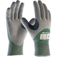 ATG MaxiCut&reg; Engineered Yarn Cut Resistant Gloves, Size Large, 15 Gauge, Nitrile Coated, Engineered Yarn Shell, ASTM ANSI Level A2/EN 388 Level 3/EN 388 Level B Meunier Outillage Industriel