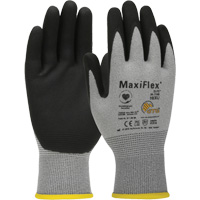Gants compatibles avec les &eacute;crans tactiles ultral&eacute;gers ATG MaxiFlex Elite, Grand, R&ecirc;vetement Nitrile, Calibre 18, Enveloppe en Nylon Meunier Outillage Industriel