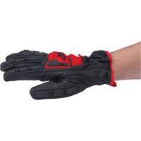 Gants en peau de ch&egrave;vre Impact, Petit, Paume en Cuir fleur Meunier Outillage Industriel