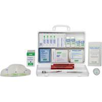 Basic First Aid Kit, CSA Type 2 Low-Risk Environment, Medium (26-50 Workers), Plastic Box SHA146 | Meunier Outillage Industriel