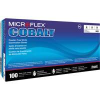 Gants d'examen d'usage multiple Microflex Cobalt N19, T-petit, Nitrile, 3,9 mils, Sans poudre, Bleu, Classe 2 Meunier Outillage Industriel