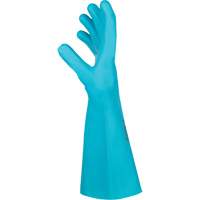 Gants chimiques Flextril, Taille 7, 12,5" lo, Nitrile, Doublure en Nylon Meunier Outillage Industriel