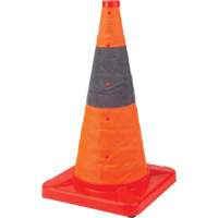 Collapsible Traffic Cone, 18" H, Orange SHA659 | Meunier Outillage Industriel