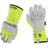 Hi-Viz Needlestick Protection Gloves, Size Small, Polyurethane Coated, DuraHide Shell, ASTM ANSI Level A5 Meunier Outillage Industriel