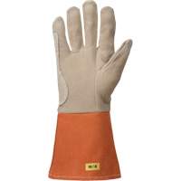 TIG Welding Gloves, Grain Deerskin, Size Medium Meunier Outillage Industriel