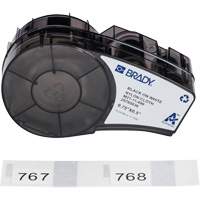 Aggressive Adhesive Multi-Purpose Labels with Ribbon, Black Meunier Outillage Industriel