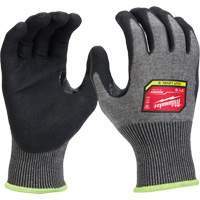 Gants enduits par trempage &agrave; dext&eacute;rit&eacute; &eacute;lev&eacute;e, Taille Petit, Calibre 18, Rev&ecirc;tement Nitrile, Enveloppe en Nylon/Poly&eacute;thyl&egrave;ne/Tungst&egrave;ne, ASTM ANSI niveau A9/EN 388 niveau F Meunier Outillage Industriel