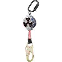 Dynamic Small Snap Hook Self-Retracting Lifeline, 6', Polyester, Swivel Meunier Outillage Industriel