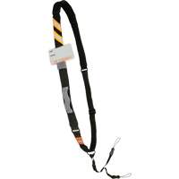 Longe &eacute;lingue &agrave; scanneur de code barres coussin&eacute;e Squids 3137 pour ordinateurs portables, Longueur fixe, Boucle Meunier Outillage Industriel