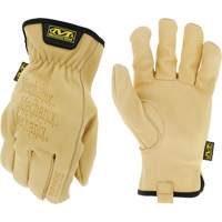 Driver's Work Gloves, 8, Grain Cowhide Palm Meunier Outillage Industriel