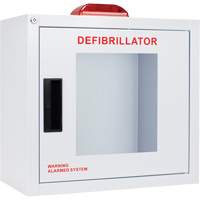 Standard Large AED Cabinet with Alarm & Strobe, Zoll AED Plus<sup>®</sup>/Zoll AED 3™/Cardio-Science/Physio-Control For, Non-Medical SHC002 | Meunier Outillage Industriel