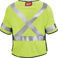 Gilet de s&eacute;curit&eacute; &agrave; maille d&eacute;tachable, Noir/Jaune lime haute visibilit&eacute;, Moyen/Petit Meunier Outillage Industriel