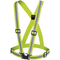 Safety Sash, High Visibility Lime-Yellow, Silver Reflective Colour, One Size SHC859 | Meunier Outillage Industriel