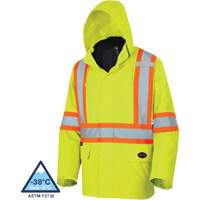 5633 Manteau 3 en 1 The Rock, Jaune lime haute visibilit&eacute;, T-petit Meunier Outillage Industriel