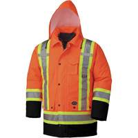 5020BB Manteau de s&eacute;curit&eacute; 7 en 1 imperm&eacute;able, Orange haute visibilit&eacute;, 2T-Grand Meunier Outillage Industriel