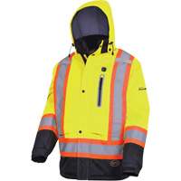 5408 Waterproof Heated Insulated Jacket, Men's, Small, High Visibility Lime-Yellow Meunier Outillage Industriel