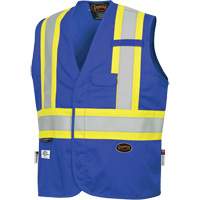 7730 FR-Tech&reg; Flame-Resistant Arc Safety Vest, Small, Royal Blue, 10 cal/cm² Meunier Outillage Industriel
