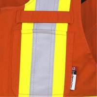 7712 FR-Tech&reg; Flame-Resistant Overalls, Small, High Visibility Orange Meunier Outillage Industriel