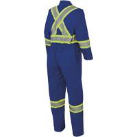 7706 Combinaison ignifuge FR-Tech avec fermetures &agrave; glissi&egrave;re aux jambes, Taille 36, Bleu royal, 9,7 cal/cm² Meunier Outillage Industriel