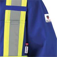 7706 Combinaison ignifuge FR-Tech avec fermetures &agrave; glissi&egrave;re aux jambes, Taille 36, Bleu royal, 9,7 cal/cm² Meunier Outillage Industriel