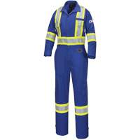 7704W Combinaison FR-Tech ignifuge/contre les arcs pour femme, Taille T-petit, Bleu royal, 10 cal/cm² Meunier Outillage Industriel