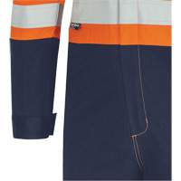 7702BB Combinaison de s&eacute;curit&eacute; FR-Tech 2 tons, Taille 36, Bleu marin/Orange, 10 cal/cm² Meunier Outillage Industriel