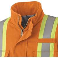 5533 Manteau de s&eacute;curit&eacute; ignifuge, Petit, Orange haute visibilit&eacute;, 58 cal/cm² Meunier Outillage Industriel