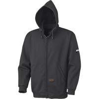 337 Flame-Resistant Zip Style Hoodie, Men's, X-Small, Black, 22 cal/cm² Meunier Outillage Industriel